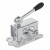 48mm Heavy duty split clamp with cast bracket & folding handle