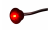 Red Round Marker Lamp  12-24v
