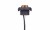 Amber Round Marker Lamp with curved pipe bracket   12-24v