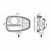 LG820 - 80W LED HEADLIGHT DIM FRONT & REAR INDICATOR - PAIR