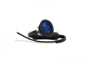 Led Autolamps 181bme Blue Round Marker Lamp  12-24v