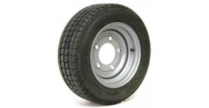 195/60 R12C, 5 stud, on 6.5'' PCD wheel assembly