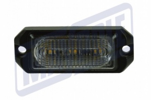 MP4114  3X5W 12/24V ULTRA SLIM LED AMBER STROBE