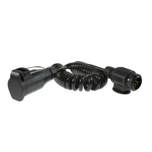 MP5896 8 Pin 2.5m Curly Extension Lead With 8 Pin Plug & 8 Pin Flying Socket