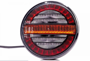 LED Round Combination Light with Dynamic Indicator