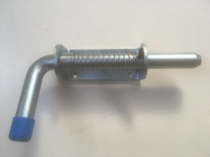 22mm (7/8) Spring Loaded Shoot Bolt - Zinc Plated