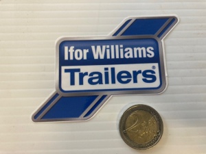 Mini Ifor Williams Trailers Logo Sticker/decal self-adhesive