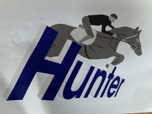 Ifor Williams Trailers Hunter  Logo Sticker/decal self-adhesive