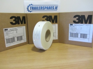 Genuine 3M ECE 104 Reflective Tape - White. 50 metre roll