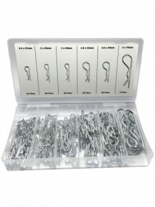 R Clip Assortment - 150 Piece