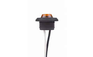 Amber Round Marker Lamp  12-24v