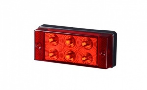 Led compact rear fog lamp 12/24v