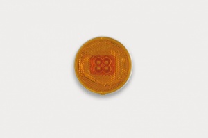 Round amber led marker light (ft060z)