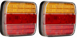 2 x 12/24V Led Combi lamps with 16 leds