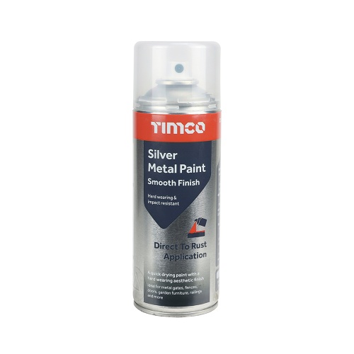 Silver Metal Paint - Smooth Finish 380ml 