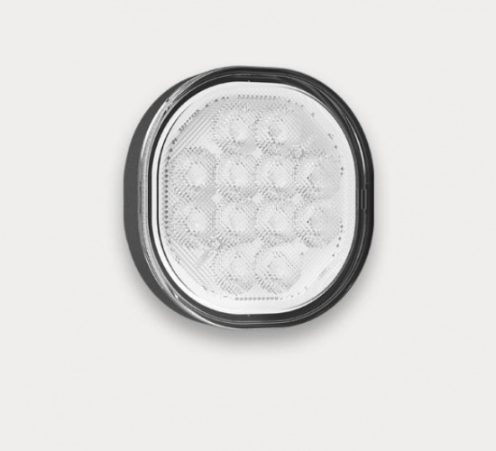 Small Reverse Light Compact LED Round Reverse Light Lamp 12v/24v - Trailerspares.ie