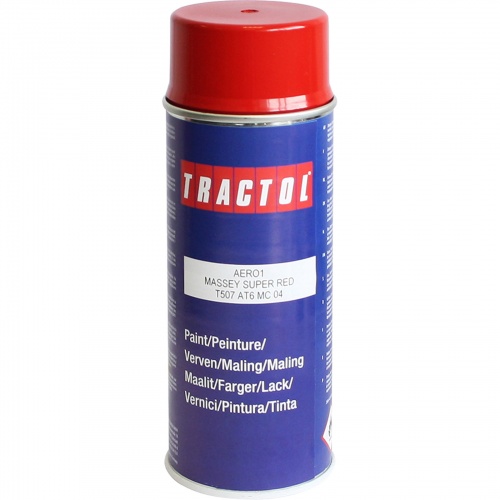 Vernice 1L Super Rosso Massey Ferguson – Smalto Sintetico Lucido Per Trattori E Macchine Agricole, Resistente UV E Carburanti