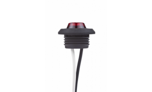 Red Round Marker Lamp  12-24v