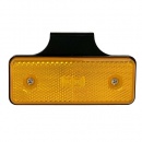 LED Side Marker Amber with bracket .12V