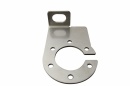 RIGHT ANGLE SOCKET ADAPTOR PLATE STAINLESS STEEL, SINGLE HOLE