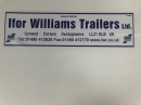Ifor Williams Trailers  Address Sticker/decal self-adhesive  405 x 60mm