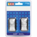 Led White Front Marker Twin Pack  12-24v