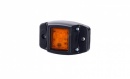 Led Amber marker lamp with protective rubber surround 12/24v
