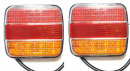 2 x 12/24V Led Combi lamps with 16 leds