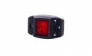 Led Red marker lamp with protective rubber surround 12/24v