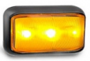 Led Autolamps 58am Amber Side Marker (3 x leds)  12-24v